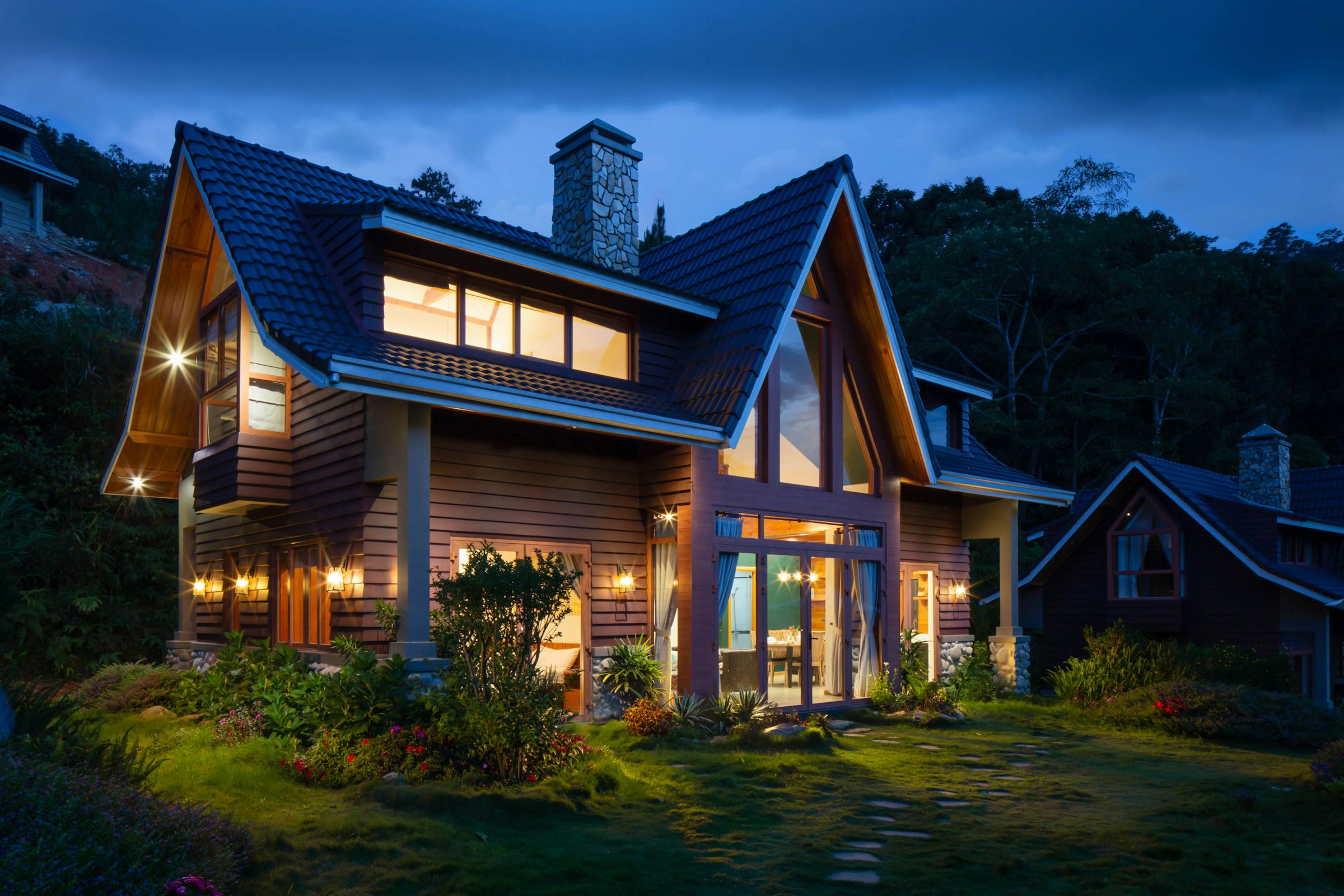 Continuous spouting on a Christchurch home